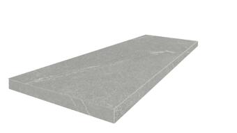 Керамогранит Coliseumgres Lugano Silver Scalino Angolo Sx 33x90