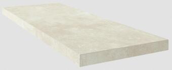 Керамогранит Coliseumgres Malpensa White Scalino Angolo Sx 33x90
