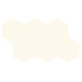 Coliseumgres Malpensa White Trapezium 18x31.4
