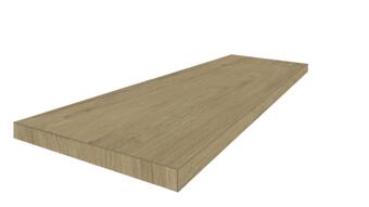 Керамогранит Coliseumgres Merano Honey Scalino Angolo Sx 33x90