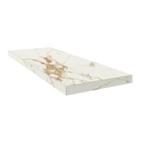 Керамогранит Coliseumgres Pompei White Scalino Angolare Sx 33x90