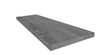 Керамогранит Coliseumgres Torino Black Scalino Angolo Dx 33x90