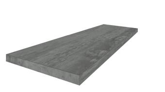 Керамогранит Coliseumgres Torino Black Scalino Angolo Sx 33x90