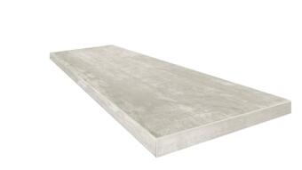 Керамогранит Coliseumgres Torino White Scalino Angolo Dx 33x90