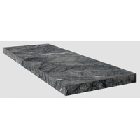 Керамогранит Coliseumgres Uffizi Black Scalino Angolo Sx 33x90