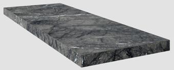 Керамогранит Coliseumgres Uffizi Black Scalino Angolo Sx 33x90