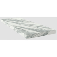 Керамогранит Coliseumgres Uffizi White Scalino Angolo Sx 33x90