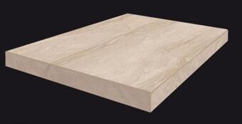 Керамогранит Coliseumgres Venezia Bianco Scalino Angolo Sx 33x45