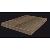 Керамогранит Coliseumgres Venezia Marrone Scalino Angolo Sx 33x45