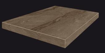 Керамогранит Coliseumgres Venezia Marrone Scalino Angolo Sx 33x45