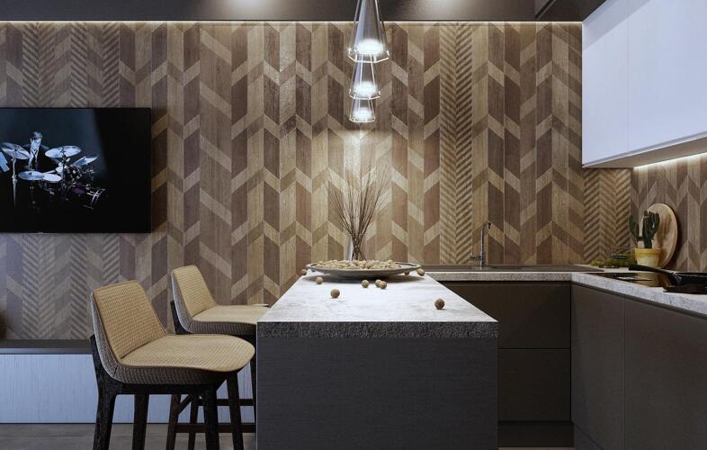 Керамогранит Lea Ceramiche Slimtech Type 32 Beta Coffee Warm 09 20x200