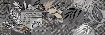 Creto Cemento Vetro Grey W Dec P Nr Mat 25x76