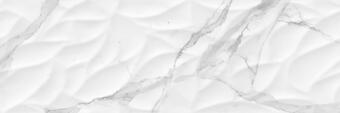Creto Statuario White W M Str Nr Glossy 25x75
