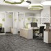 SPC ламинат CronaFloor Stone 4V Торнадо Серый BD-918-X - фото в интерьере