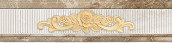 Керамика Плитка Cube Napoli Border-1 with gold 7.5x30 (шт.)