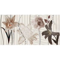 Керамика Плитка Cube Pegas Decor 2 25x50 (цветы) (шт.)