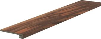 Керамогранит Del Conca Burma Bu6 Gradone Mogano Lin Rett Plus 20x120