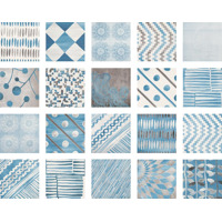 Керамика Del Conca Portland Blu Decor 20x20