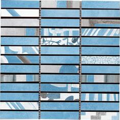 Керамика Del Conca Portland Mosaico Portland Blu 20x20