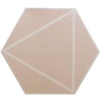 Керамогранит DNA Fancy Lines Pink 20x23