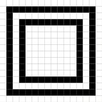 Керамогранит Dune Black And White Grid 20x20