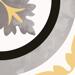 Керамогранит Dune Black And White Ornamental Mustard 20x20