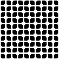 Керамогранит Dune Black And White Yin 20x20