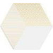 Керамогранит Dune Shapes 5 Hexaline Mix White 21.5x25