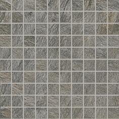 Керамогранит Emil Ceramica Anthology Stone Mosaico 3x3 Indoor Dark Grey 30x30