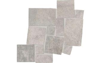 Керамогранит Emil Ceramica Fabrika Mosaico Blokko Grey Silktech 34.1x34.3