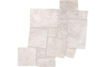 Керамогранит Emil Ceramica Fabrika Mosaico Blokko White Silktech 34.1x34.3