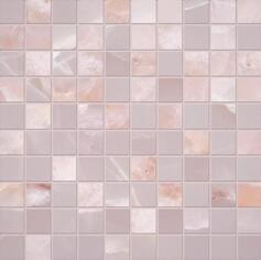 Керамогранит Emil Ceramica Tele Di Marmo Onyx Mosaico 3x3 Pink Lappato 30x30