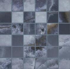 Керамогранит Emil Ceramica Tele Di Marmo Onyx Mosaico 5x5 Blue Silktech 30x30