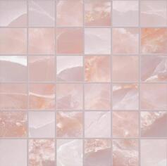 Керамогранит Emil Ceramica Tele Di Marmo Onyx Mosaico 5x5 Pink Lappato 30x30