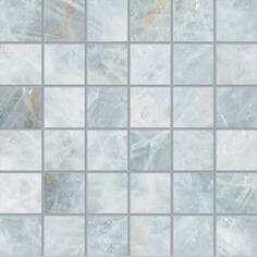 Керамогранит Emil Ceramica Tele Di Marmo Precious Mosaico 5x5 Crystal Azure Lappato 30x30