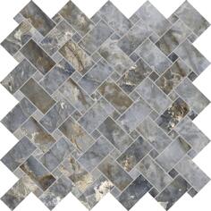 Керамогранит Emil Ceramica Tele Di Marmo Revolution Intrecci Blu Ande Naturale 30x30