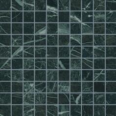 Керамогранит Emil Ceramica Tele Di Marmo Revolution Mosaico 3x3 Verde Saint Denis Full Lappato 30x30