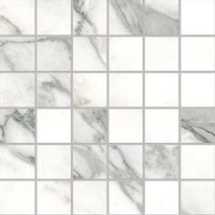 Керамогранит Emil Ceramica Tele Di Marmo Selection Mosaico 5x5 Arabescato Corchia Full Lappato 30x30