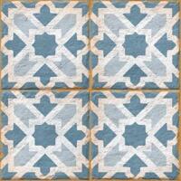 Керамогранит Ennface Pattern Morocco Azure 20x20
