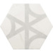 Керамика Equipe Carrara Hexagon Flow 17.5x20