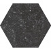 Керамогранит Equipe Coralstone Hexagon Black 29.2x25.4