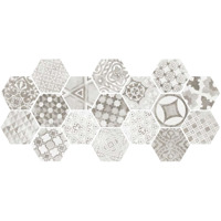 Керамогранит Equipe Hexatile Cement Garden Grey 17.5x20