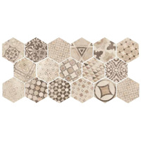 Керамогранит Equipe Hexatile Cement Garden Sand 17.5x20