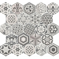 Керамогранит Equipe Hexatile Harmony BW 17.5x20
