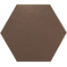 Керамогранит Equipe Hexatile Marron Mate 17.5x20