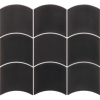 Керамика Equipe Wave Black 12x12