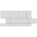 Керамогранит Ergon Oros Stone Multi Prestige Brecciato Sky Blue Tecnica Set 9 Pcs 60x130