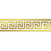 Eurotile Marbelia Бордюр Версаче 7.5x29.5