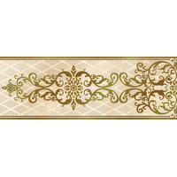 Eurotile Oxana Бордюр Золото 9x24.5