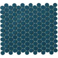 Керамогранит Fap Boston Petrolio Mosaico Round 29.5x32.5